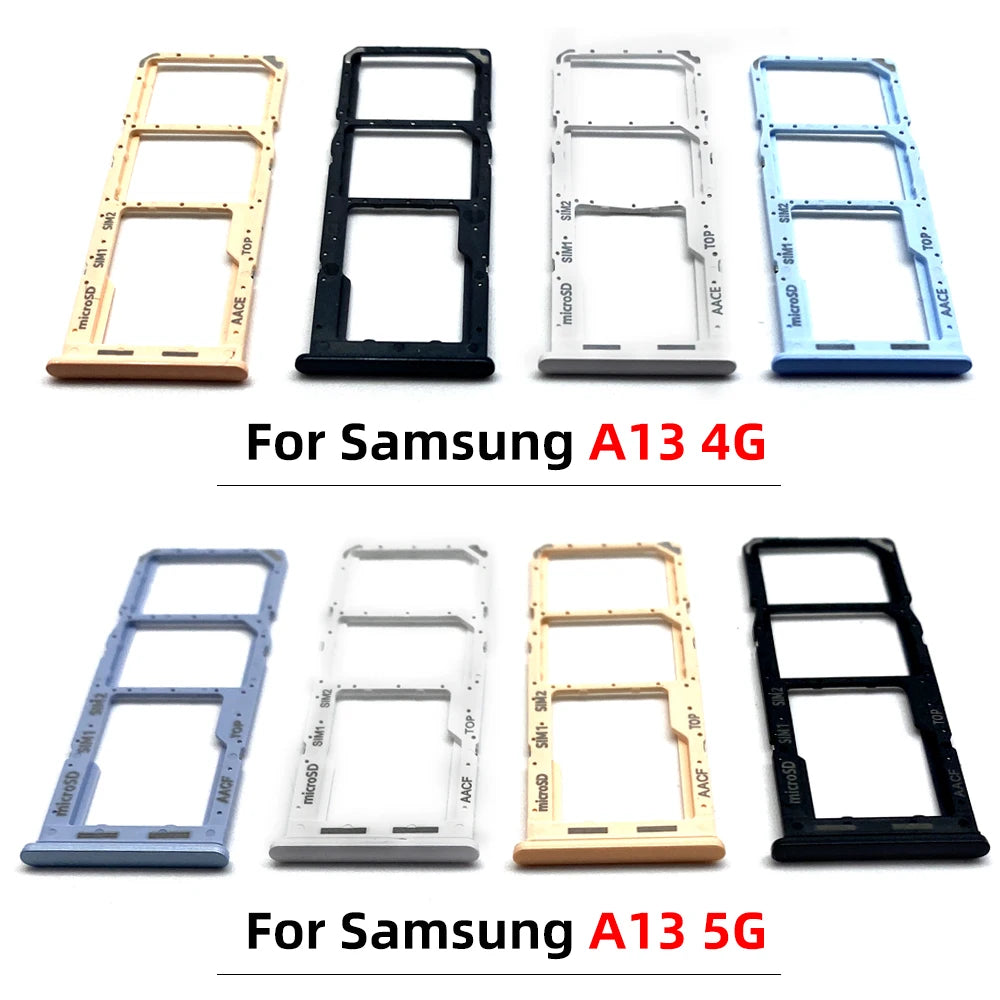SIM Card Slot SD Card Tray Holder Adapter For Samsung A13 A14 4G 5G Replacement Spare Parts Samsung phone repair parts