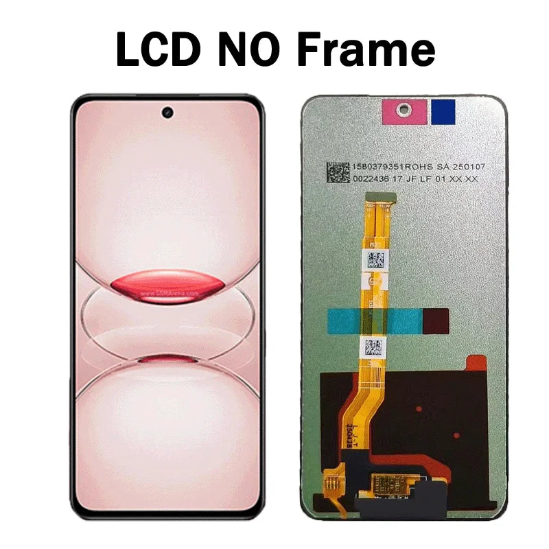 6.67'' IPS LCD For Realme C75x LCD Display Touch Screen Panel Digitizer For Realme C75X Display Replacement Repair Parts Realme phone repair parts  Oppo phone repair parts
