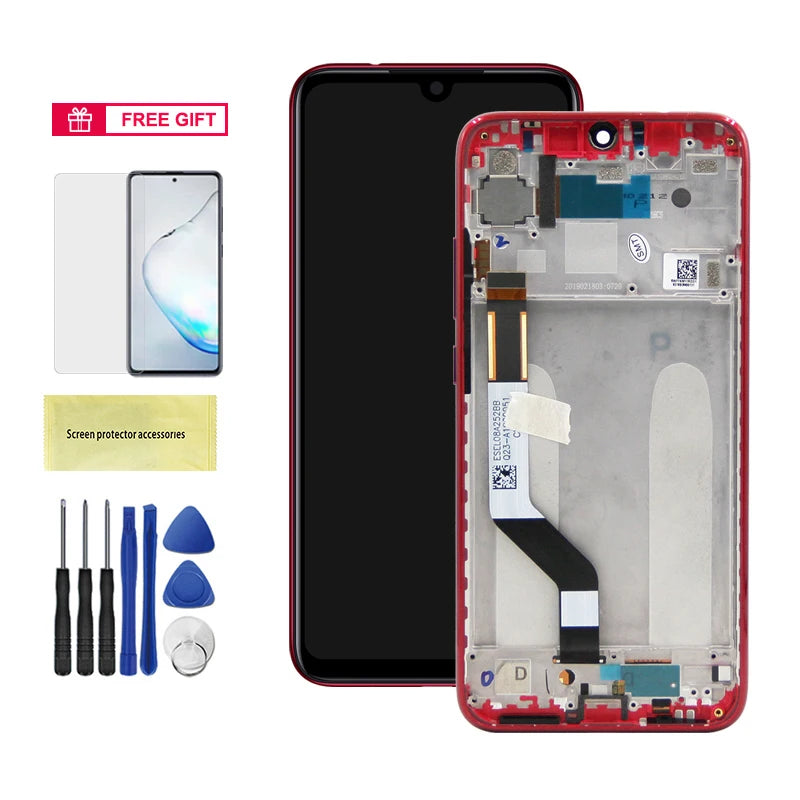 6.3" Screen for Xiaomi Redmi Note 7 Pro M1901F7S Lcd Display Digital Touch Screen with Frame Parts for Redmi Note 7 Replacement Xiaomi phone repair parts