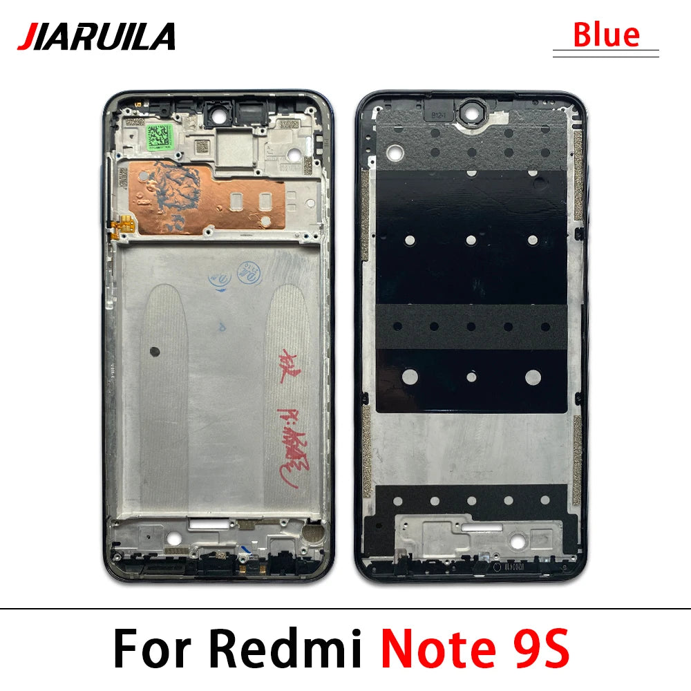 10Pcs/Lot, Housing Middle Frame Bezel Middle Replacement Parts Middle Frame For Xiaomi Redmi Note 7 8 9s Pro  Xiaomi  Xiao mi phone repair parts