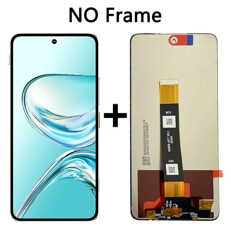 6.6" Tested For TCL 50 5G LCD T613P  Display Screen Touch Panel Digitizer For TCL 50 5G T613K LCD Replacement Repair Parts TCL phone repair parts