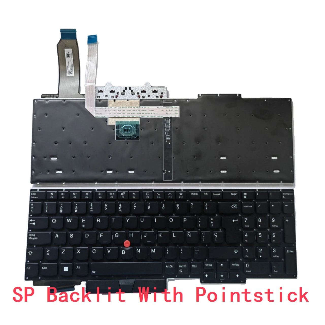 New US Spanish Latin Laptop Backlit Keyboard For Lenovo Thinkpad E15 Gen2 Notebook PC Replacement Lenovo laptop repair parts