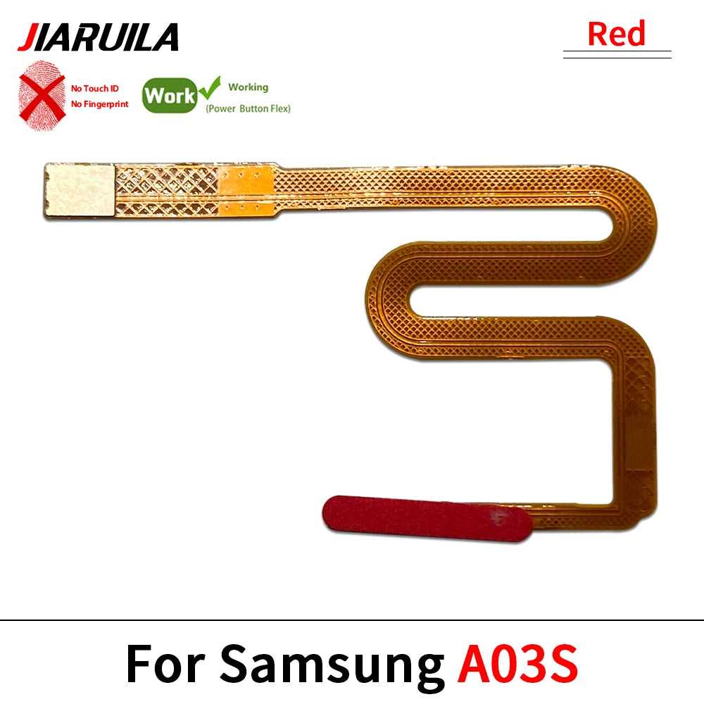 New For Samsung A15 A23 A03s 4G 5G Fingerprint Sensor Home Return Key Menu Button Flex Ribbon Cable Samsung phone repair parts