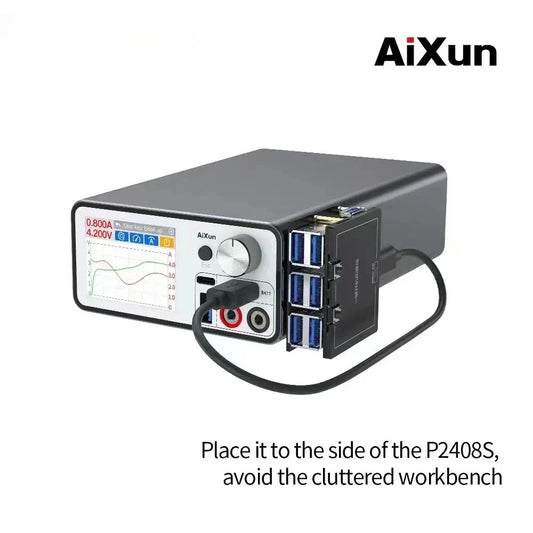 Aixun One Key Boot Up Docking StationSix-in-one HUB Ports For P2408/P2408S Expansion Port Professional Repair Tools