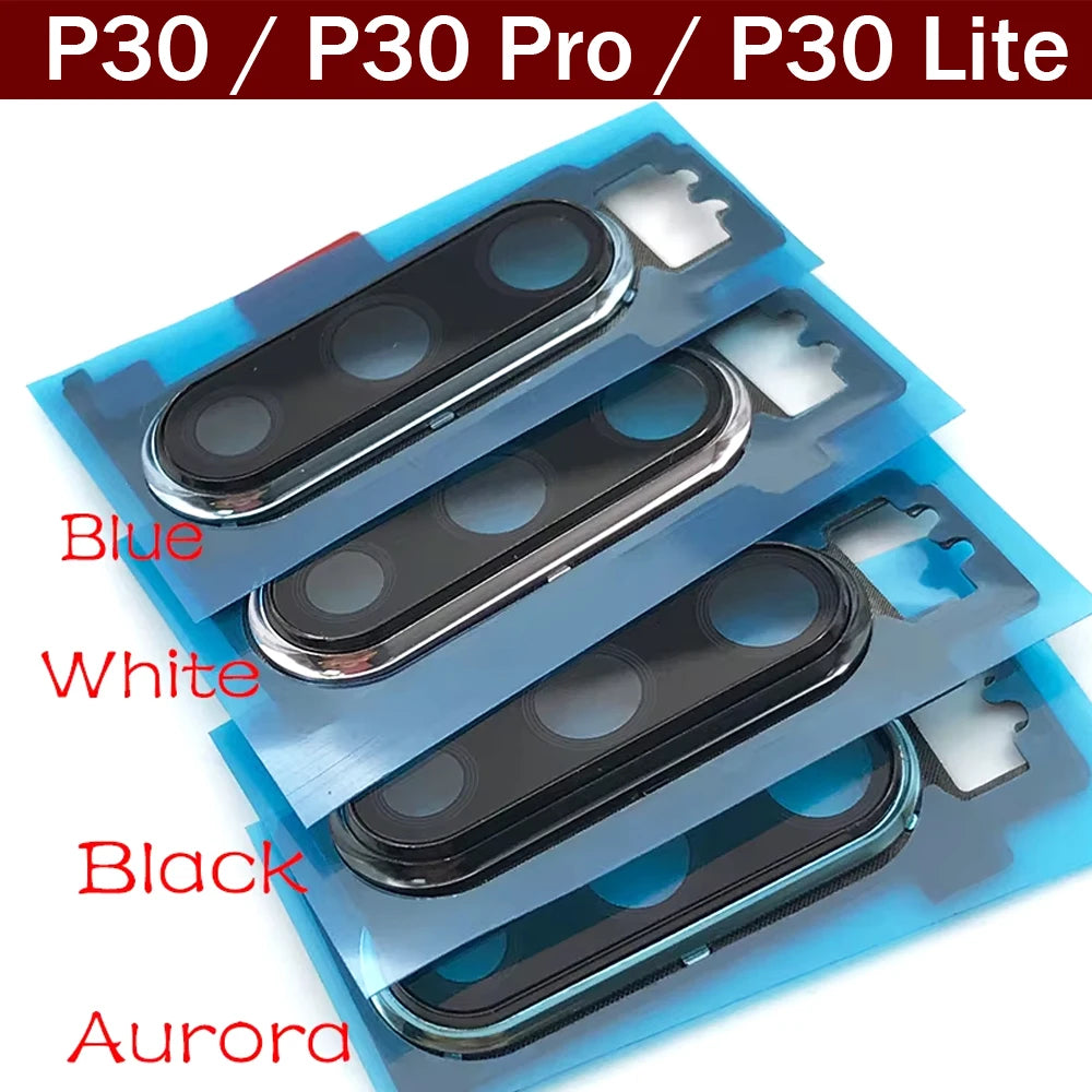 New Rear Camera Glass Lens Cover With Frame Holder For Huawei P30 / P30 Pro / P30 Lite Replacement Spare Parts Huawei phone repair parts
