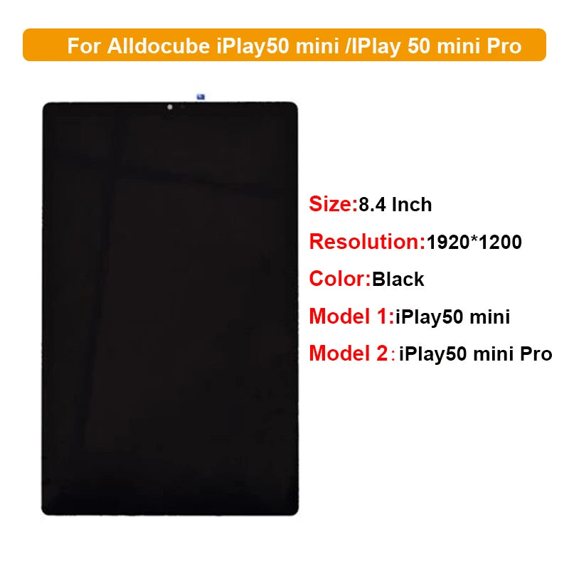 For Alldocube IPlay 50 Mini IPlay 50 Mini Pro Tablet LCD Display Touch Screen Digitizer Assembly Tools Tablet repair parts