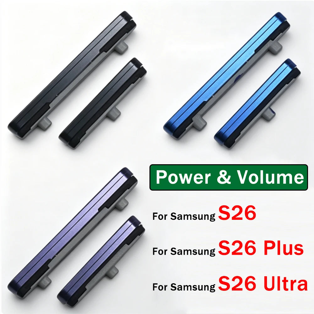 New Power Switch On Off Button Volume Key Button Flex Cable For Samsung S26 Plus Ultra 4G 5G Samsung phone repair parts