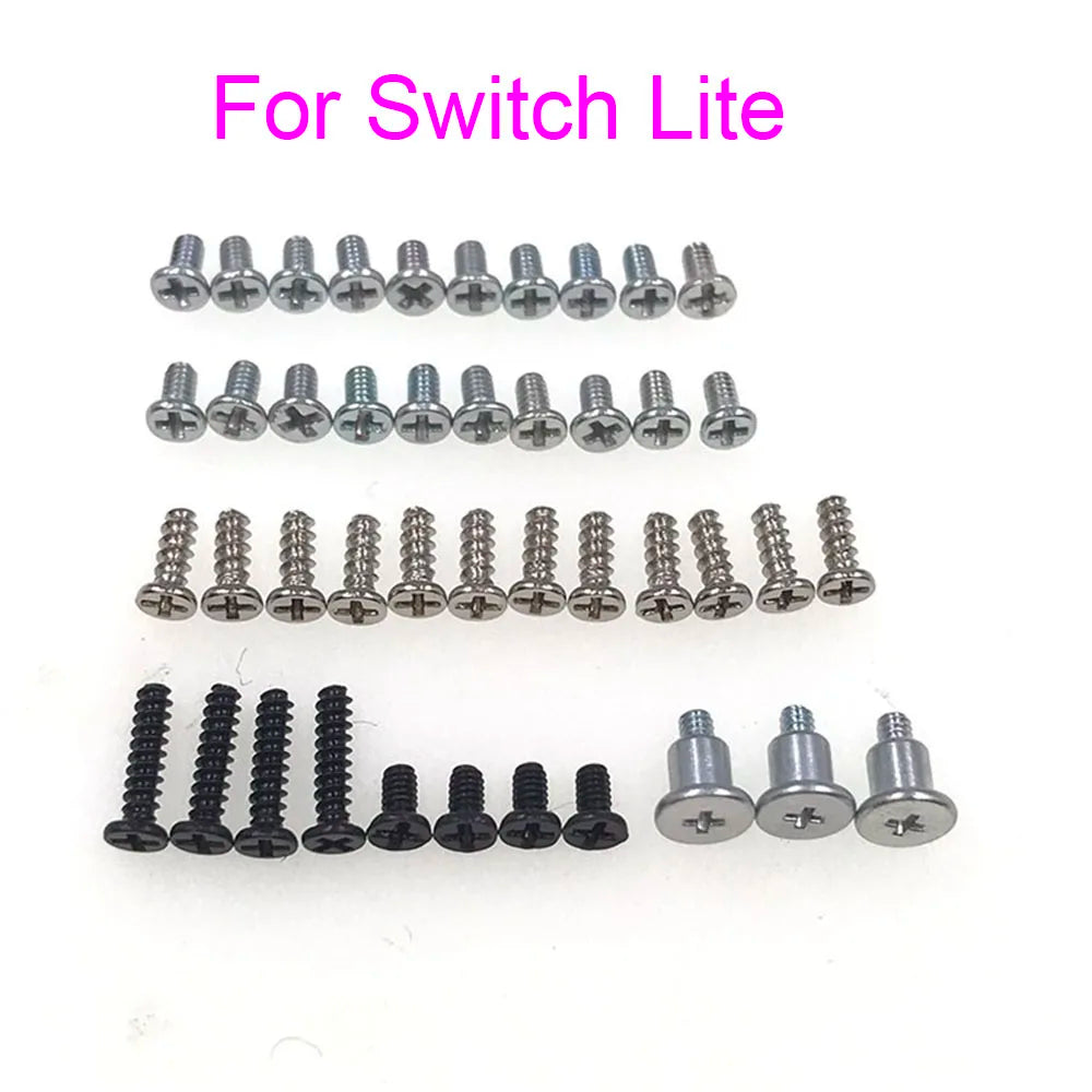 1Set Console Housing Screw For Switch NS Lite Oled Pro Full Set Screw Mount Replacement Kit Game console repair parts