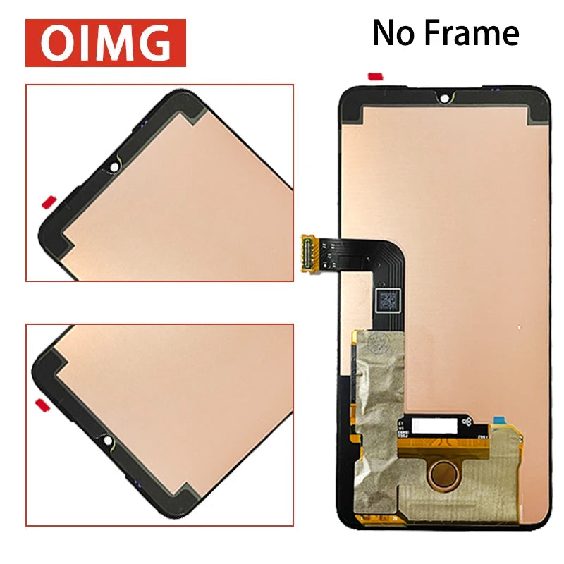 6.4“NEW For LG G8X V50S ThinQ LCD Touch Screen Digitizer For LG G8x V50s LMG850EMW LM-V510N LCD With Fingerprint LG phone repair parts