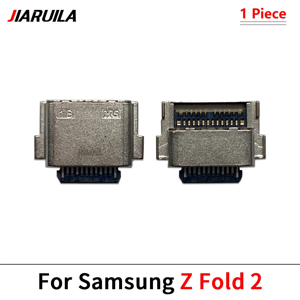 10Pcs/Lot, Charger Micro USB Charging Port Dock Connector Socket For Samsung Z Flip 2 3 4 5 / Z Fold 2 3 4 5 Samsung phone repair parts