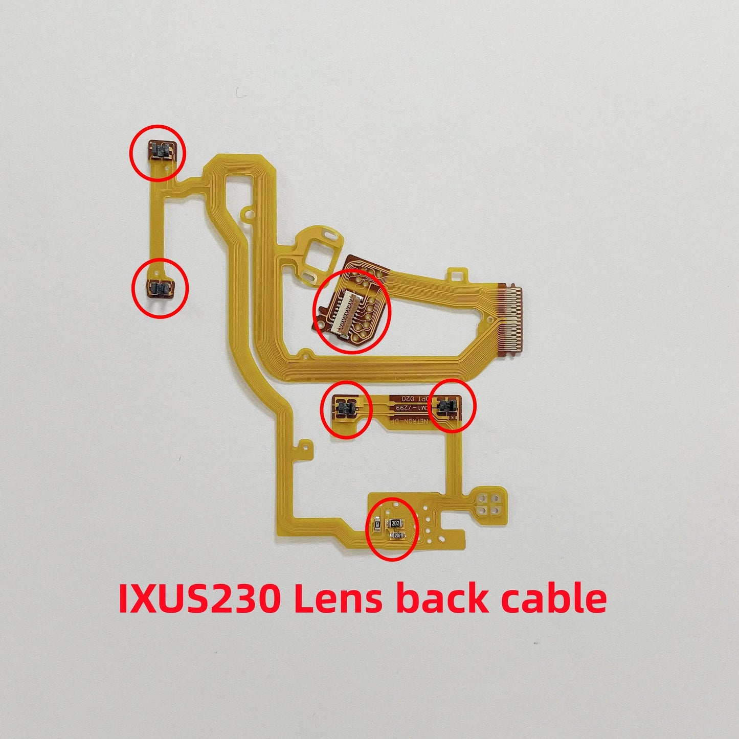 New IXUS230 Lens Back Flex Cable with Sensor for Canon IXUS230 Camera Repair Parts Digital Camera repair parts