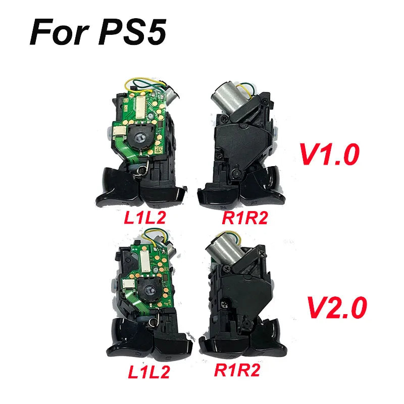 1 Set V1.0 V2.0 V3.0 L1 L2 R1 R2 Adaptive Trigger Button With Vibration Motor Module Assembly For PS5 Controller BDM-010/020/030  Game console repair parts