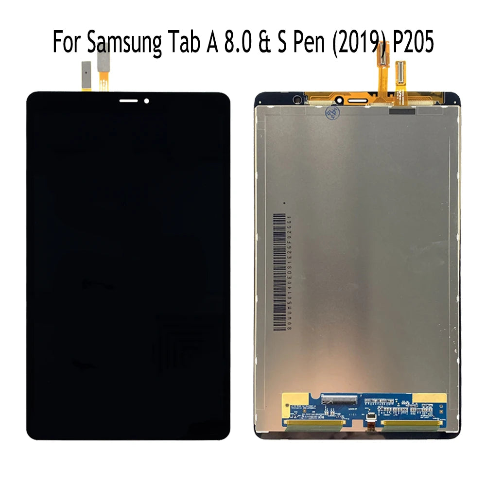 8.0" High Quality For Samsung P200 LCD Tab A 8.0 & S Pen SM-P205 SM-P200 P205 LCD Display Touch Screen Digitizer Assembly Tablet repair parts