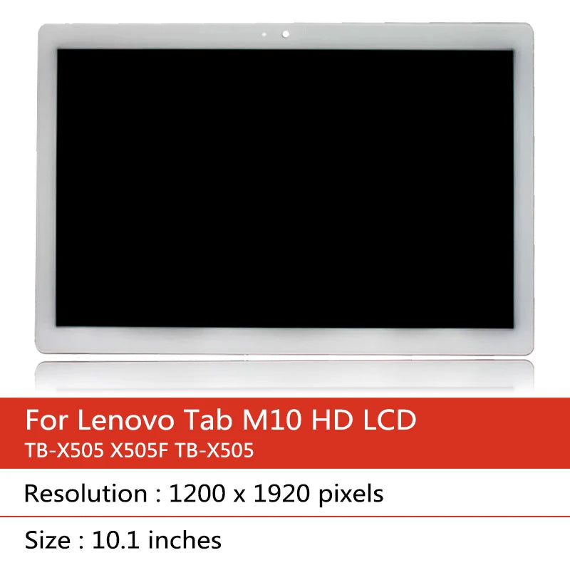 10.1"inch X505 Display For Lenovo Tab M10 HD TB-X505 TB-X505F TB-X505L LCD Display Touch Screen Digitizer Assembly Replacement Tablet repair parts