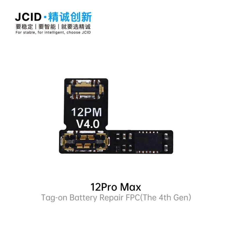 JCID 4th Gen Battery Repair Flex Tag On For iPhone 11 12 13 14 15 Plus Pro Max Mini Remove Warning Battery External Cable Tools Professional Repair Tools