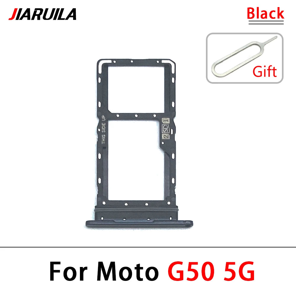 New For Motorola Moto G10 G20 G30 G50 G60 G60s G100 5G SIM Card Slot SD Card Tray Holder Adapter Replacement Parts Motorola phone repair parts