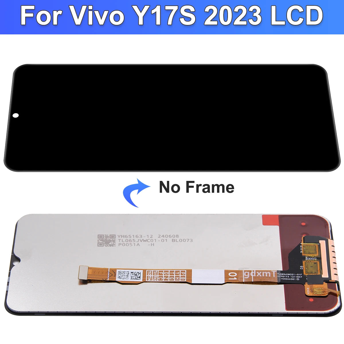 6.56'' Y17s Display Screen Repair For Vivo Y17S LCD V2310 Display Touch Digitizer Assembly Replacement Parts 100% Tested Vivo phone repair parts