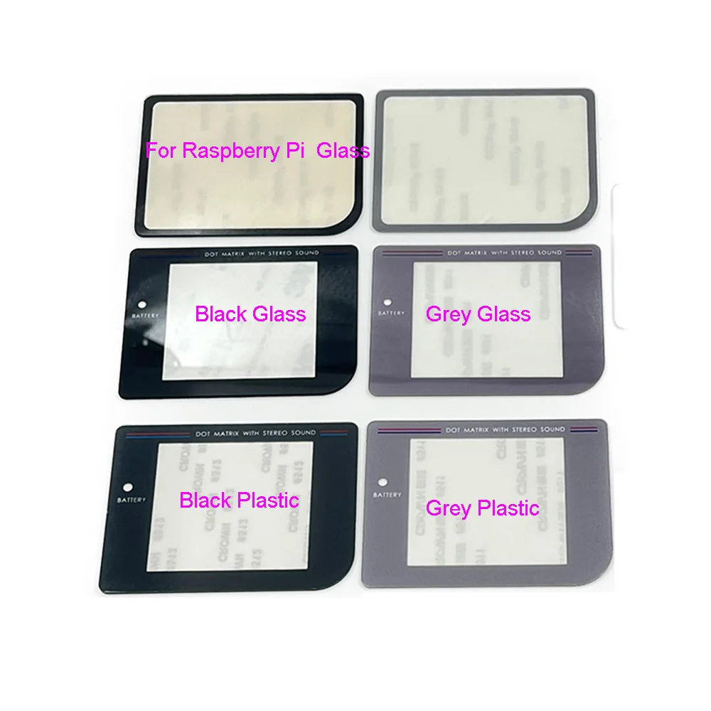 1~3~10PC Plastic Or Glass For GB Classic Raspberry Pi Screen Lens Cover for GB Original Gameboy Game Boy DMG Display Lens Game console repair parts