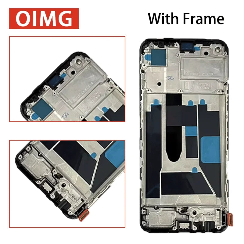 100% Tested 6.4" For Oppo Realme 9 Realme9 4G LCD Display Touch Screen Digiziter Assembly RMX3521 Display Replacement Oppo phone repair parts Realme phone repair parts