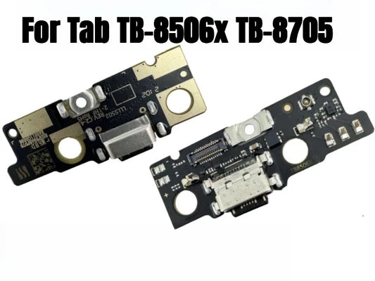 USB Charging Port Connector Plug Jack Charge Dock Board Flex Cable For Tab TB-8506x TB-8705 lcd  power Volume cable repair Lenovo tablet repair parts