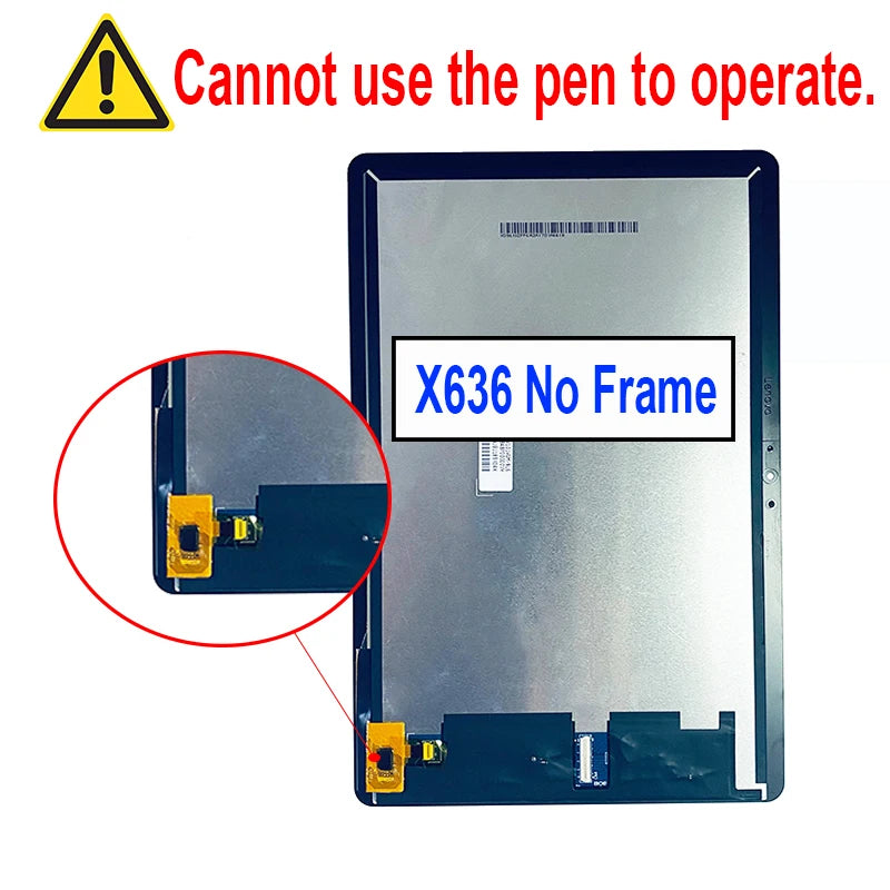 Tablet LCD For Lenovo Chromebook Duet 10.1 CT-X636F CT-X636N CT-X636 x636 LCD Display+Touch Screen Digitizer Assembly Lenovo phone repair parts
