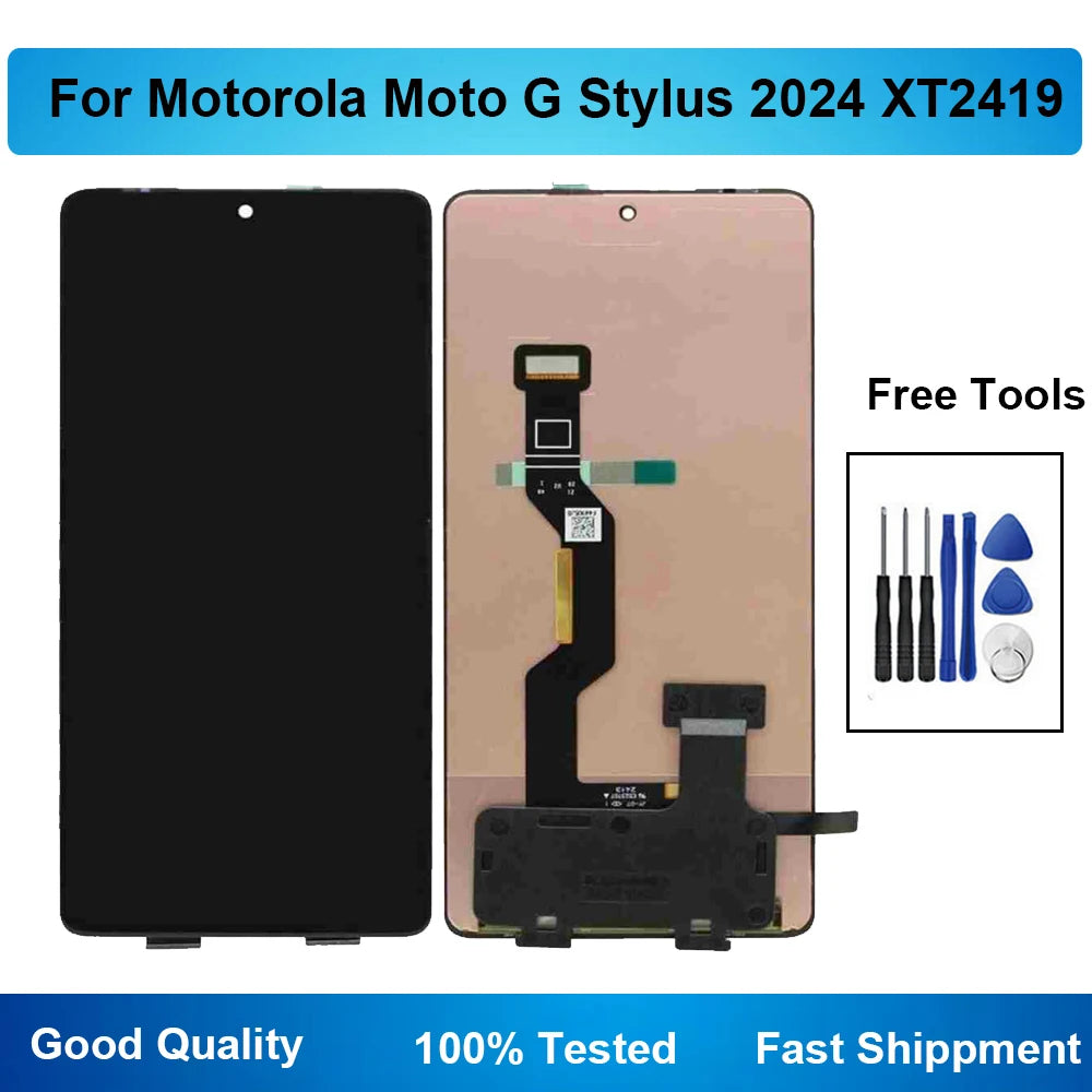 For Motorola Moto G Stylus 2024 XT2419 LCD Display Screen Touch Digitizer Assembly Tablet repair parts
