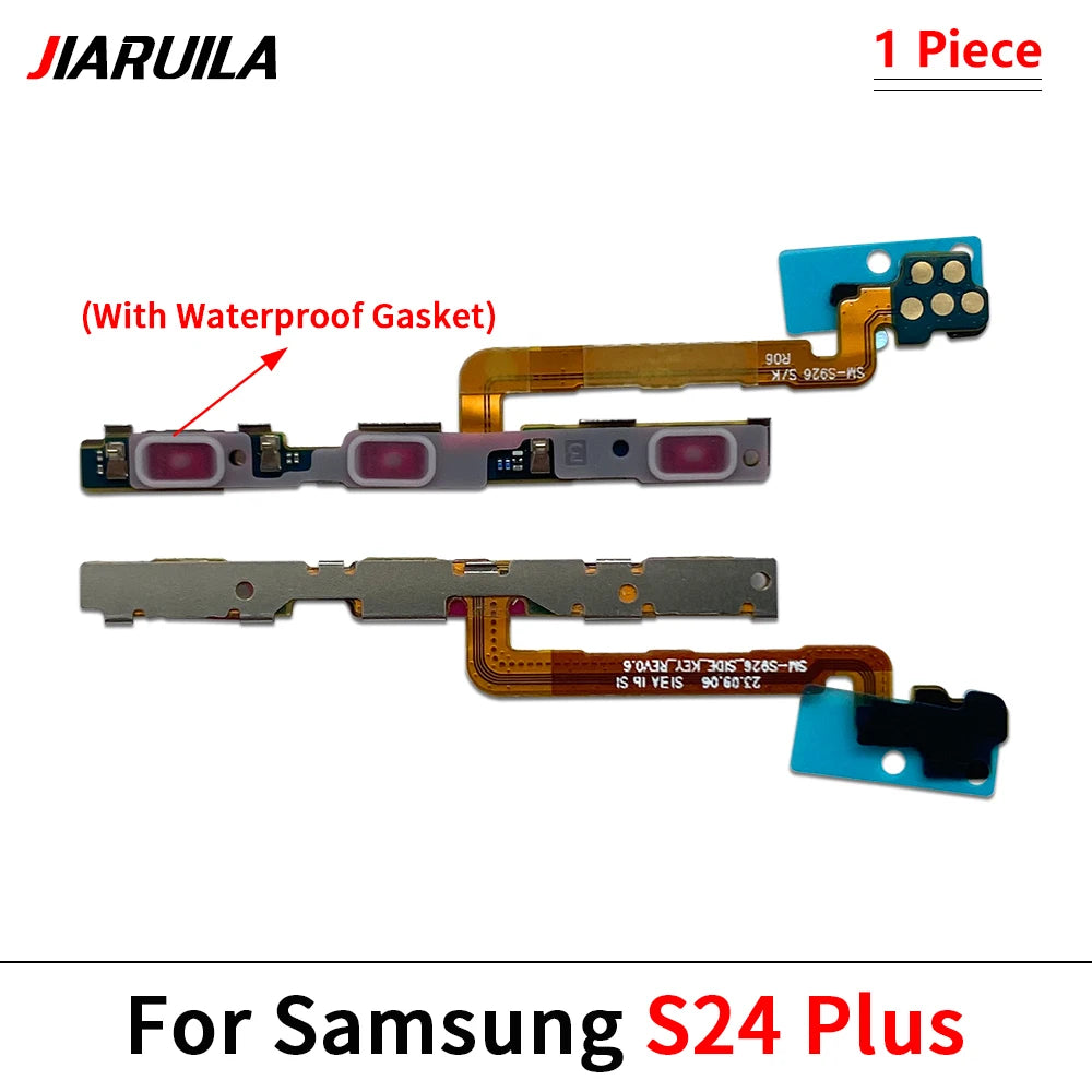 OEM Power On Off Volume Button Flex Cable For Samsung S25 S24 S23 S22 Plus Ultra S24 Fe S23 Fe With Waterproof Samsung phone repair parts