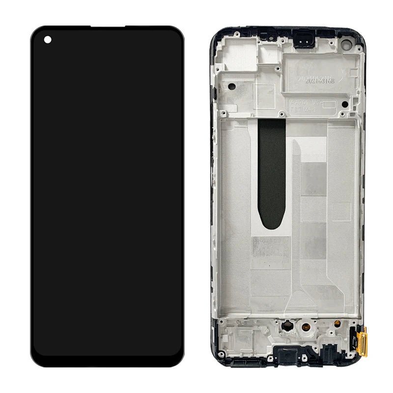 6.4" AMOLED For OPPO Realme 8 Pro LCD Display Touch Screen Digitizer RMX3081 For Realme8 Pro LCD Screen With Frame Replacement OPPO phone repair parts