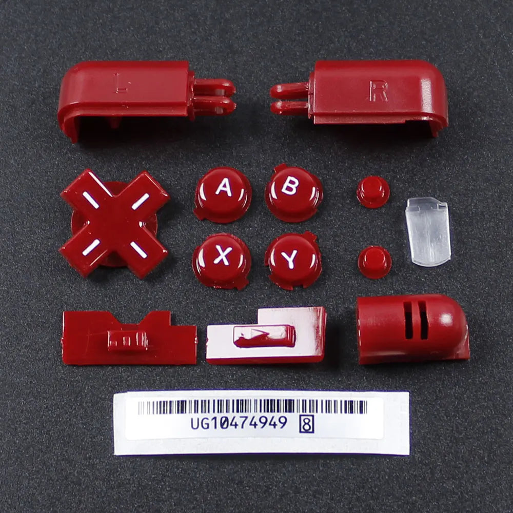 1Set For DS Lite NDSL Game Console Full Set Button Power ON OFF Key ABXY L R D Pad Cross Key Replacement Parts Game console repair parts
