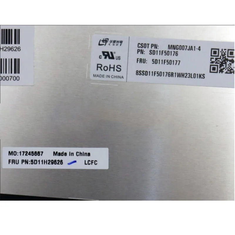 16 Inch 40 Pin Screen for Lenovo Legion 5 Pro 16IAH7H 82RF 5-16iah 16IAH7  MNG007JA1-4 1920*1200 FHD 60HZ IPS Laptop Screen Lenovo laptop repair parts