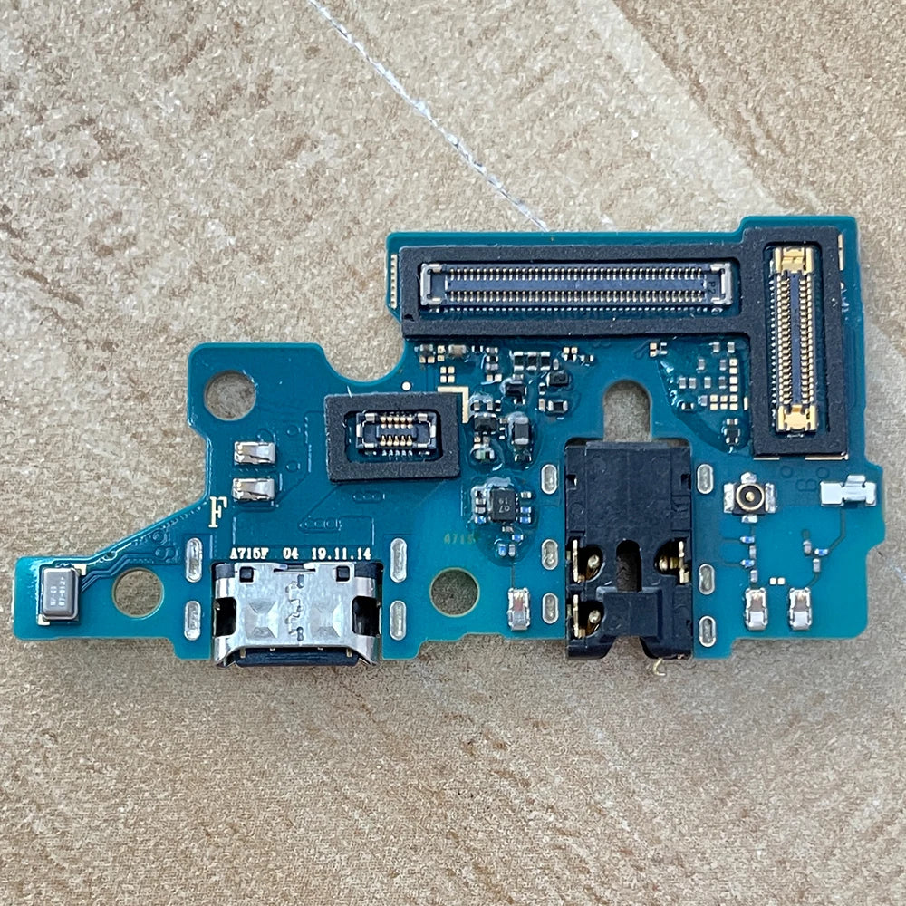 New For Samsung A51 A515F A71 A715F USB Charging Port Mic Microphone Dock Connector Board Flex Cable Samsung phone repair parts
