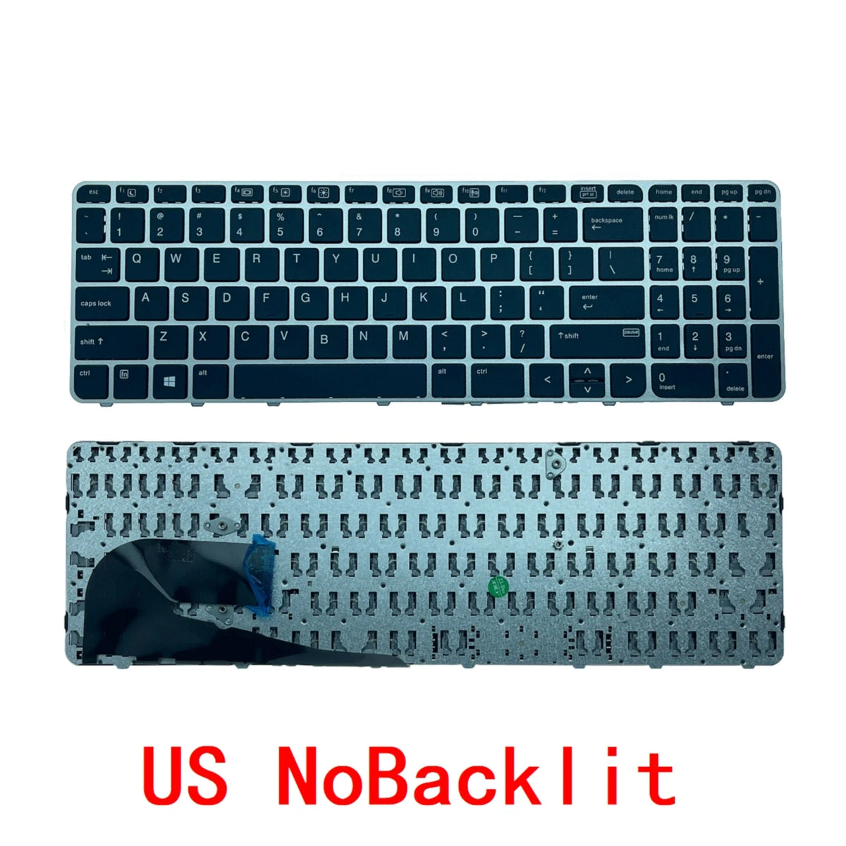 New US Spanish Laptop Backlit Keyboard For HP EliteBook 755 G3 850 G3 850 G4 ZBook 15u G3 G4 Notebook PC Replacement 821157-D61  HP laptop repair parts