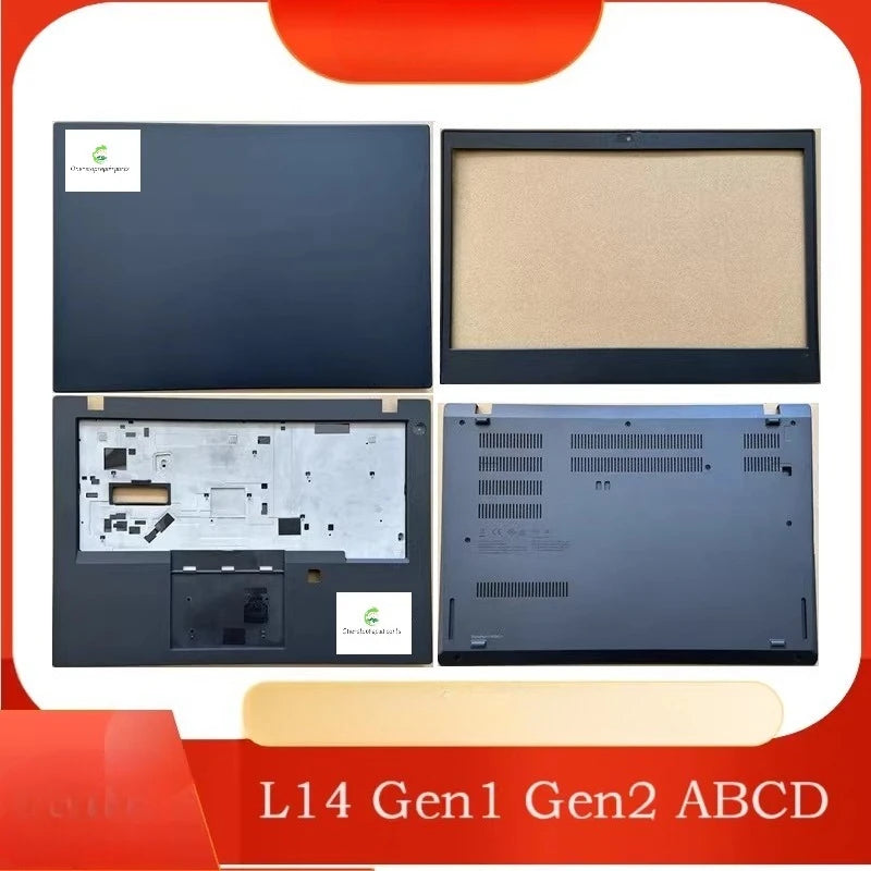 Lcd back cover for L- enovo Think-  pad L14 Gen1 Gen 2   shell palm rest  lower cover upper cover bottom cover bezel frame Lenovo laptop repair parts