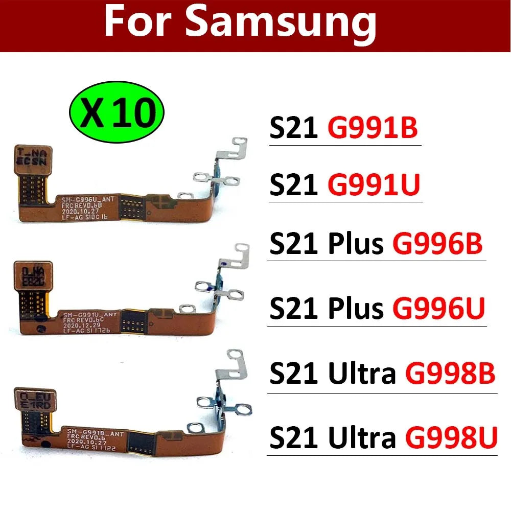 10Pcs/Lot, Wifi Antenna Connector Signal Flex Cable For Samsung S21 Plus S21 Ultra 5G G991B G991U G996B G996U G998B G998U Samsung phone repair parts