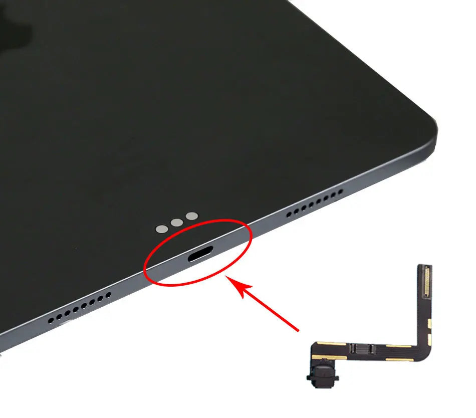 Charging Port For Apple iPad 2/3/4/9.7 5th/6th 10.2 7th/ 8th Gen USB Charging Dock Socket Plug Connector Charge Board Flex Cable  iPad repair parts