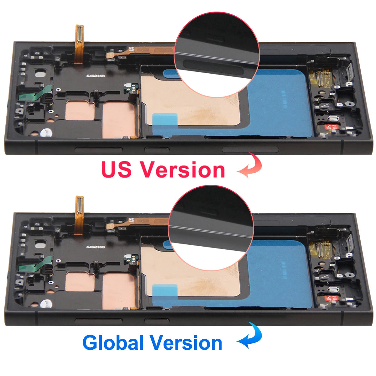 AMOLED For Samsung Galaxy S24 Ultra LCD S928B S928N Display Touch Screen Digitizer with fingerprint Frame For S24Ultra LCD Samsung phone repair parts