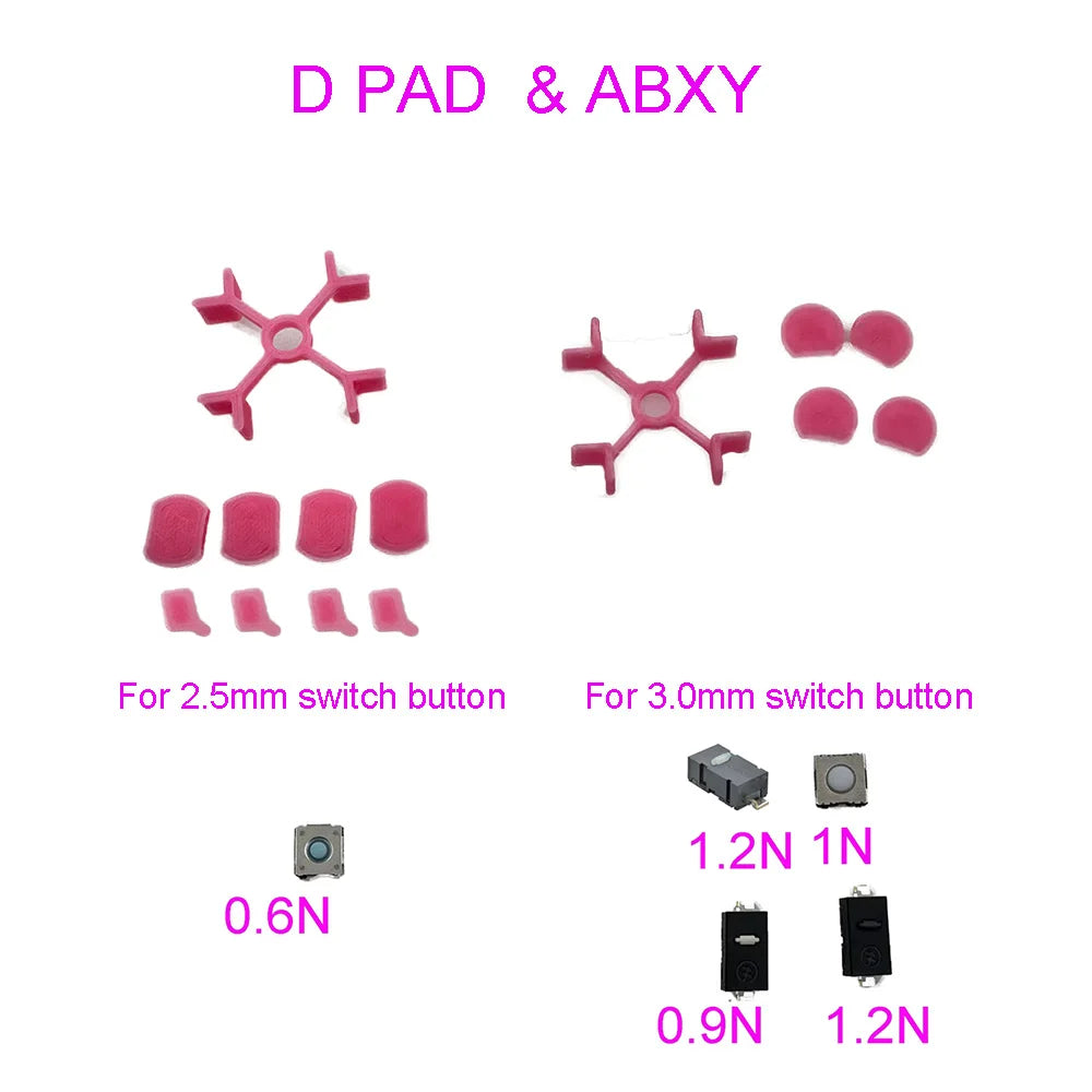 For PS5 V1 V2 V3 DS5 Edge Controller Smart Front Buttons For Dualsense Clicky Front Flex Buttons  Face Dpad Buttons Trigger Game console repair parts