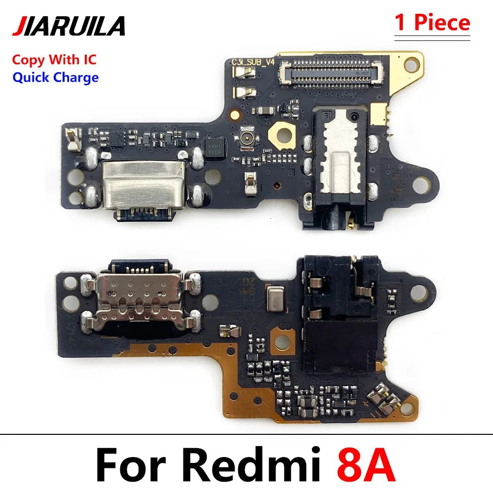 10Pcs, USB Charge Port Jack Dock Connector Charging Board Flex Cable For Xiaomi Redmi 9 9C 9A 9T 10C 10A 10 12 12C 13 13C 4G 5G Xiaomi  Xiao mi phone repair parts