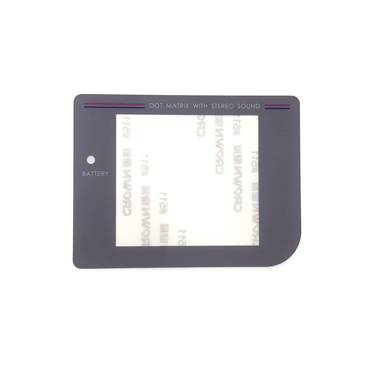 10PCS Glass Screen Lens For GB Glass Plastic With Adhensive DMG-01 Lens Cover For GameBoy Plastic Lens Game console repair parts