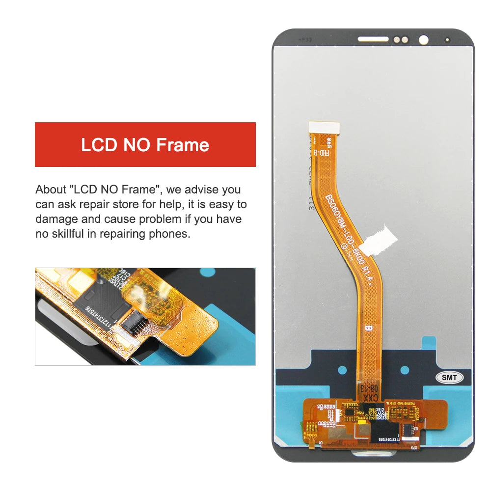 5.99" Screen for Honor View 10 BKL-AL20 BKL-L04 BKL-L09 BKL-AL00 Lcd Display Digital Touch Screen Replacement for Honor V10 Honor phone repair parts