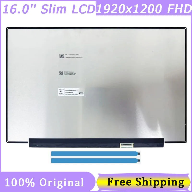 16 Inch Slim 30 Pin Laptop Screen MNG007QS4-3 NV160WUM-N46 NV160WUM N46 FHD 1920*1200 EDP IPS Non-Touch 100% sRGB