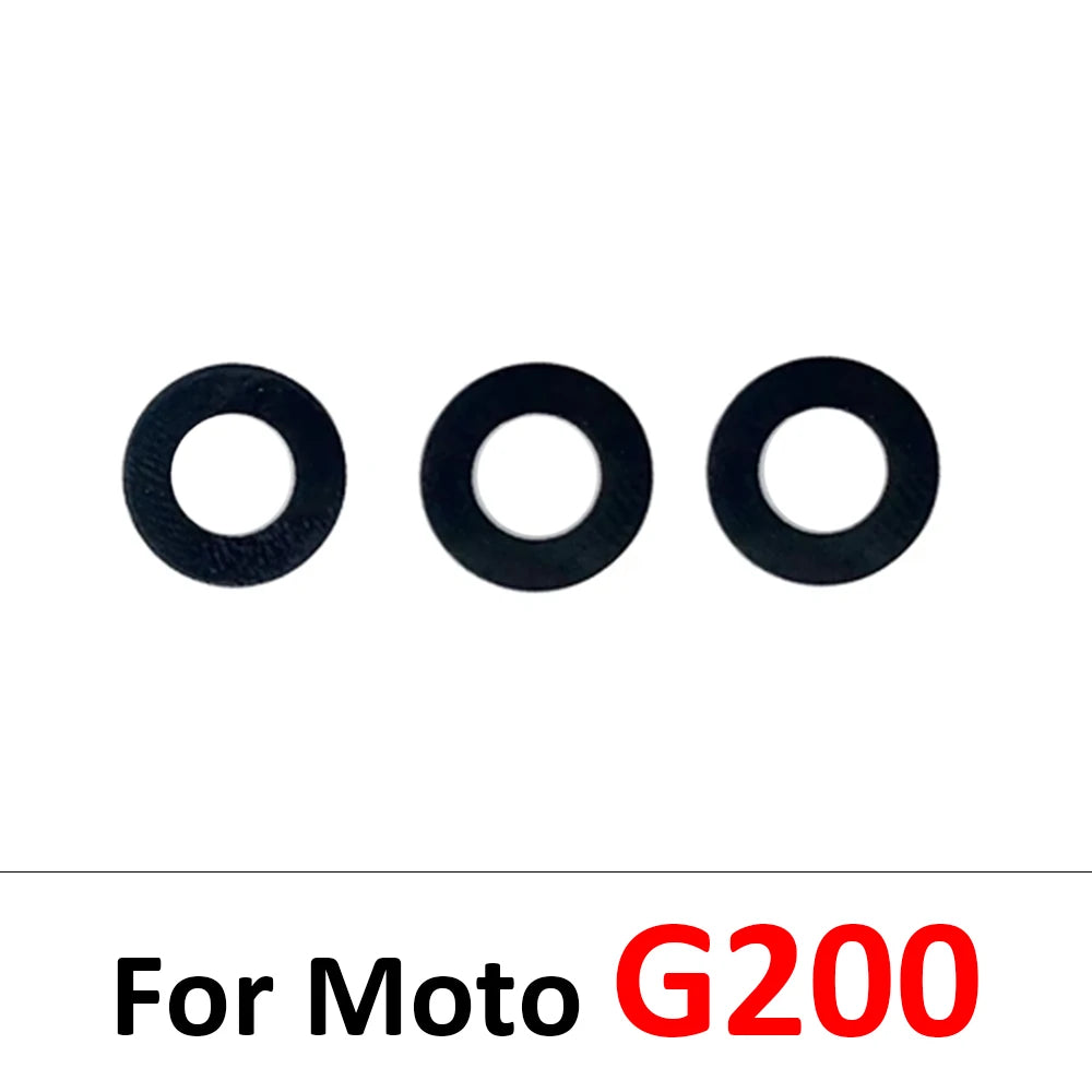 10Pcs, Camera Lens Back Rear Camera Glass Lens with Sticker For Moto G10 G20 G30 G50 G60 G60s G31 G41 G51 G71 G100 G200 5G G04s Motorola phone repair parts