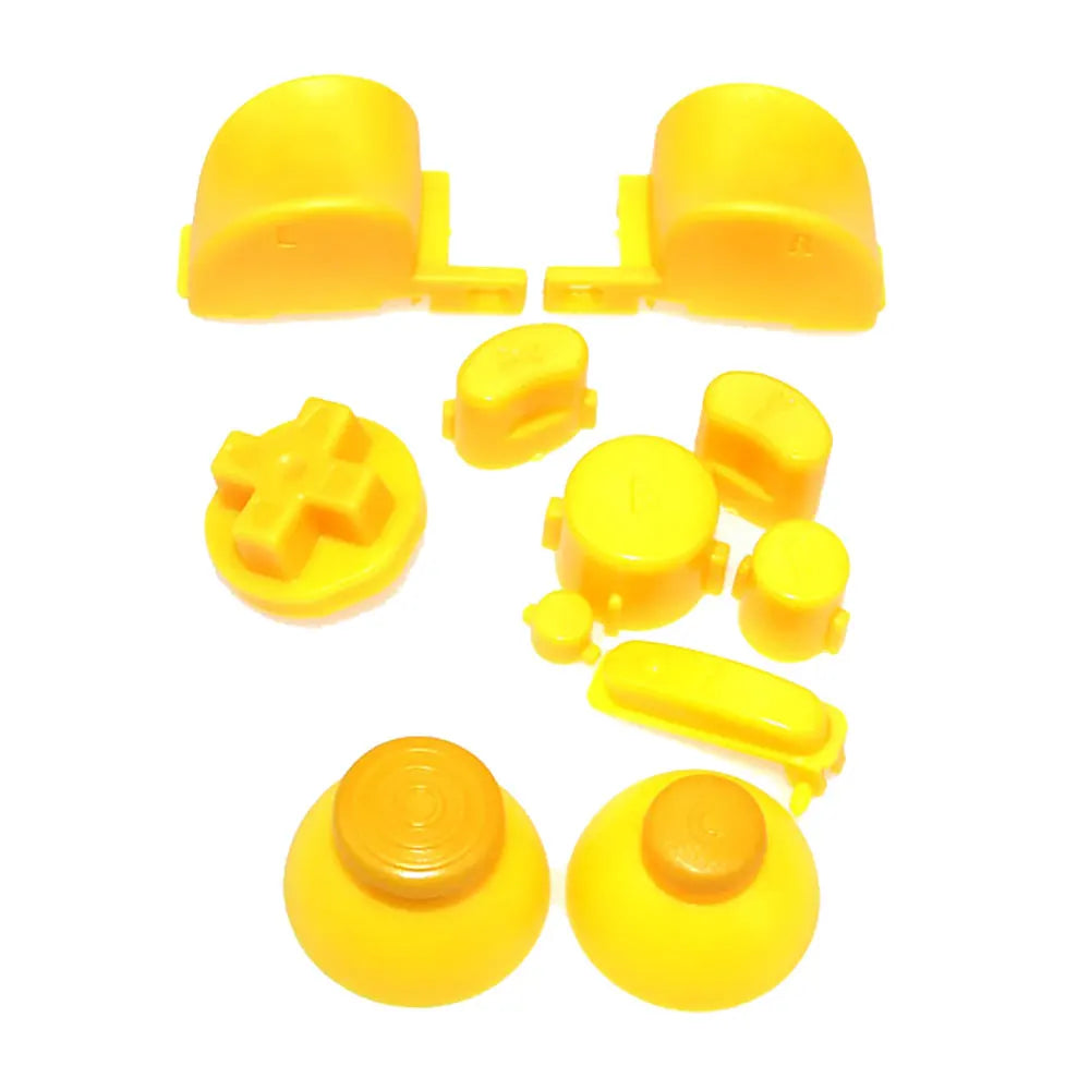 Full Set L R ABXY Z Keypads Buttons With 3D Thumbsticks Caps For GameCube For NGC D Pads Power ON OFF Buttons Game console repair parts