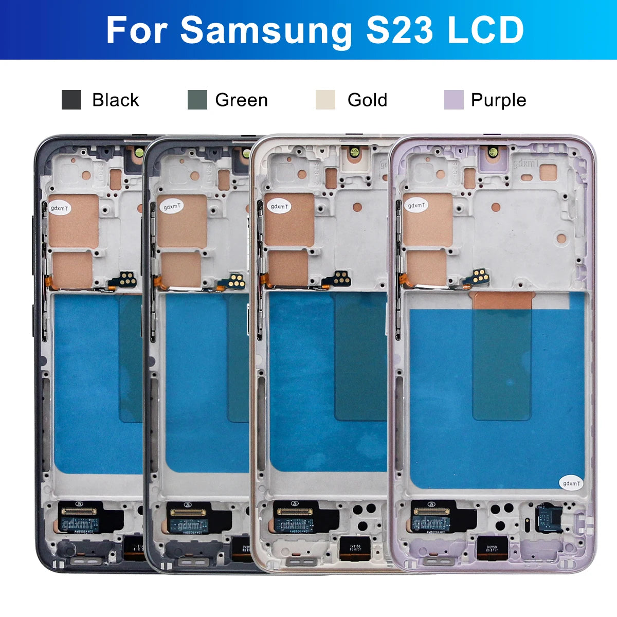 S23 Screen Assembly for Samsung Galaxy S23 S911B S911B/DS Lcd Display Digital Touch Screen with Frame Replacement Parts Samsung phone repair parts