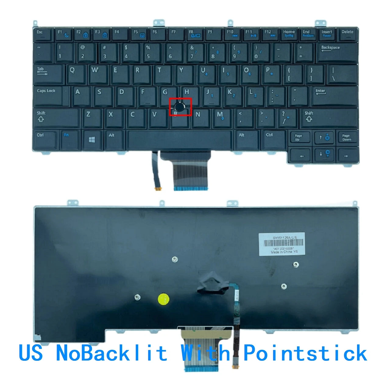New US Spanish Language  Backlit Keyboard For Dell Latitude 12-7000 14-7000 series E7420 E7240 E7440 E7420D 08PP00Dell laptop repair parts