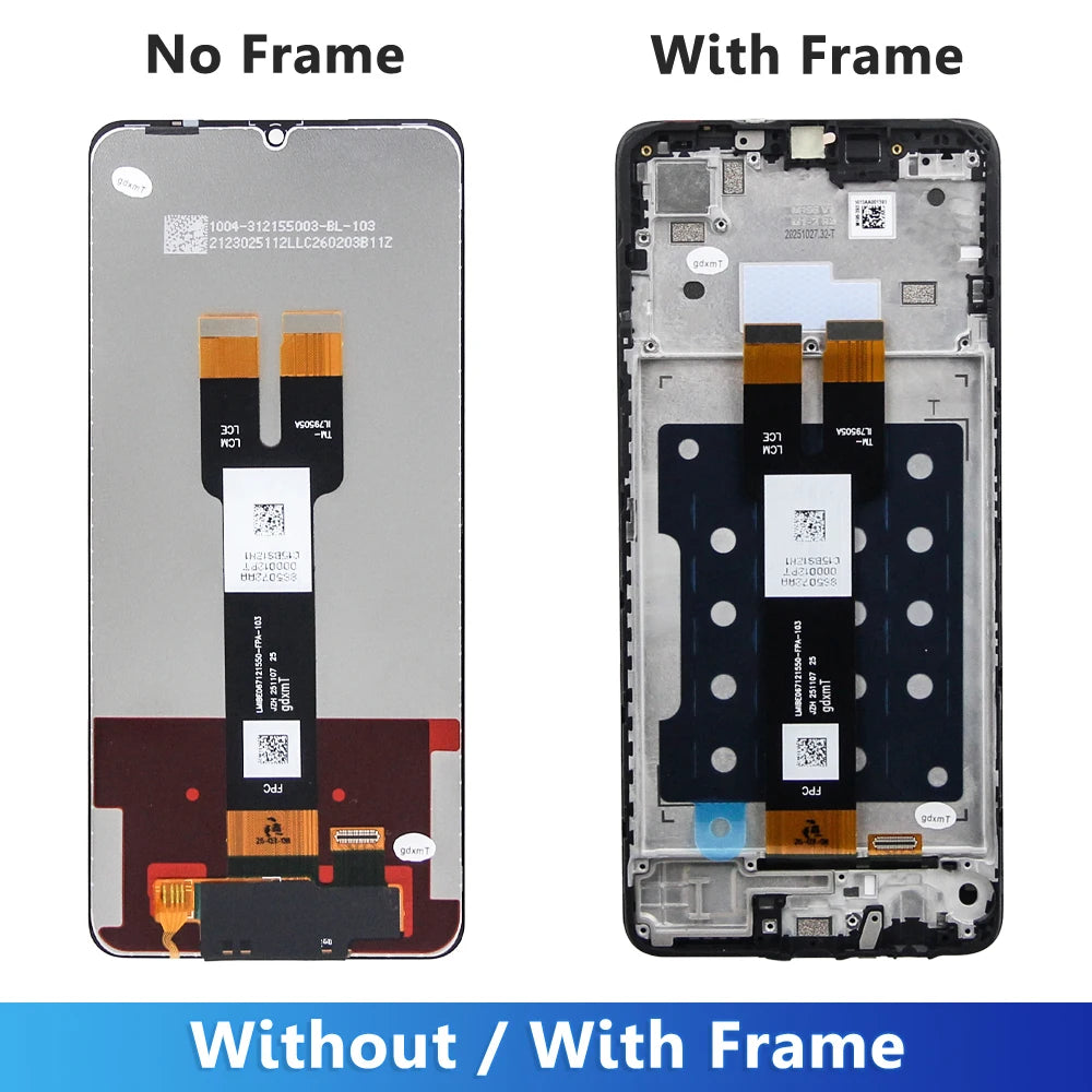 6.7"For Samsung A07 5G SM-A076B SM-A076B/DS A076 LCD Display Digital Touch Screen with Frame For Samsung A07 5G Replacement Part Samsung phone repair parts