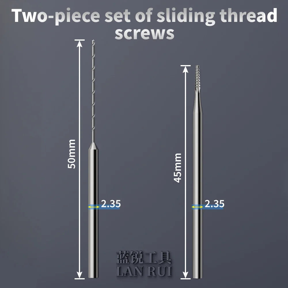 Lanrui Alloy Piercing And Sliding Drill Bit Used for Mobile Phones ipad Removing Stripped Thread Screws Quickly tools kit set Professional Repair Tools