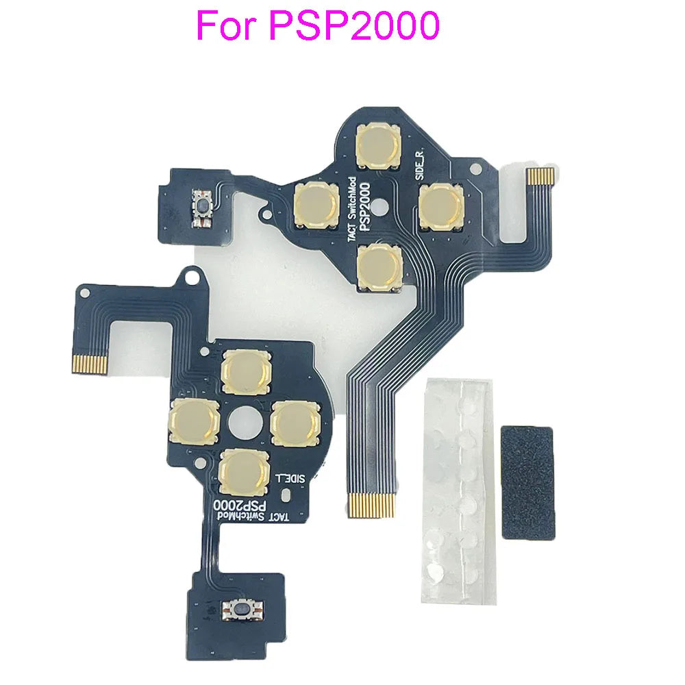 1-5sets For PSP 1000 2000 3000 L R Left Right Volume Button PCB Keypad Ribbon Replacement For PSP 1000 2000 PSP3000 Flex Cable Game console repair parts
