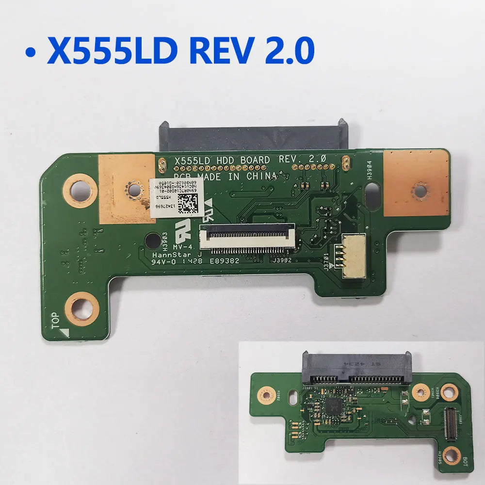 For ASUS X555 X555L X555LD X555LP X555UJ VM590L Y583L W509L W519 F555L A555 X555S Laptop SATA HDD SSD hard drive interface board ASUS laptop repair parts