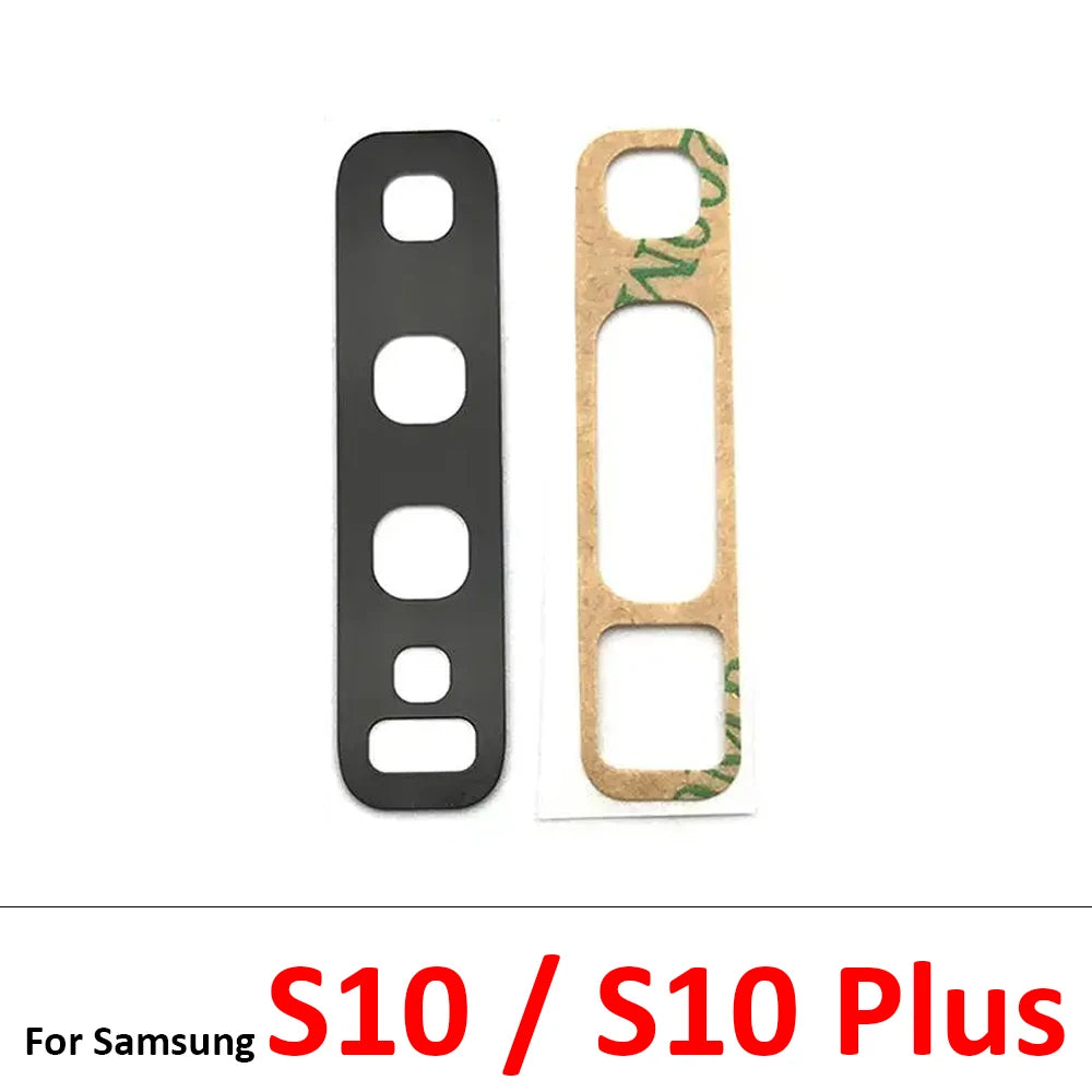 Camera Glass Back Rear Camera Glass Lens For Samsung S8 S9 S10 Plus 5G S10e Note 8 9 10 20 Plus Lite Ultra With Adhesive Sticker Samsung phone repair parts